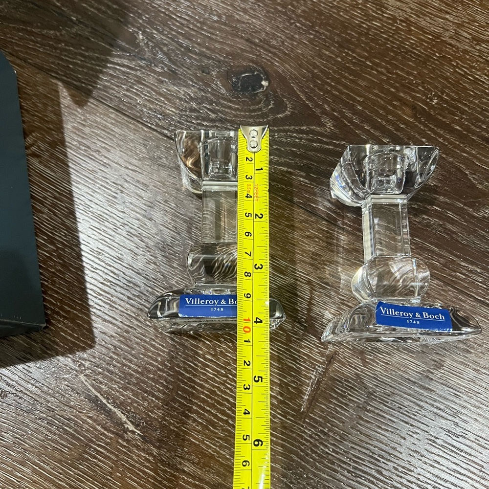 Villeroy & Boch Crystal Candle Holders - Picture 8 of 12